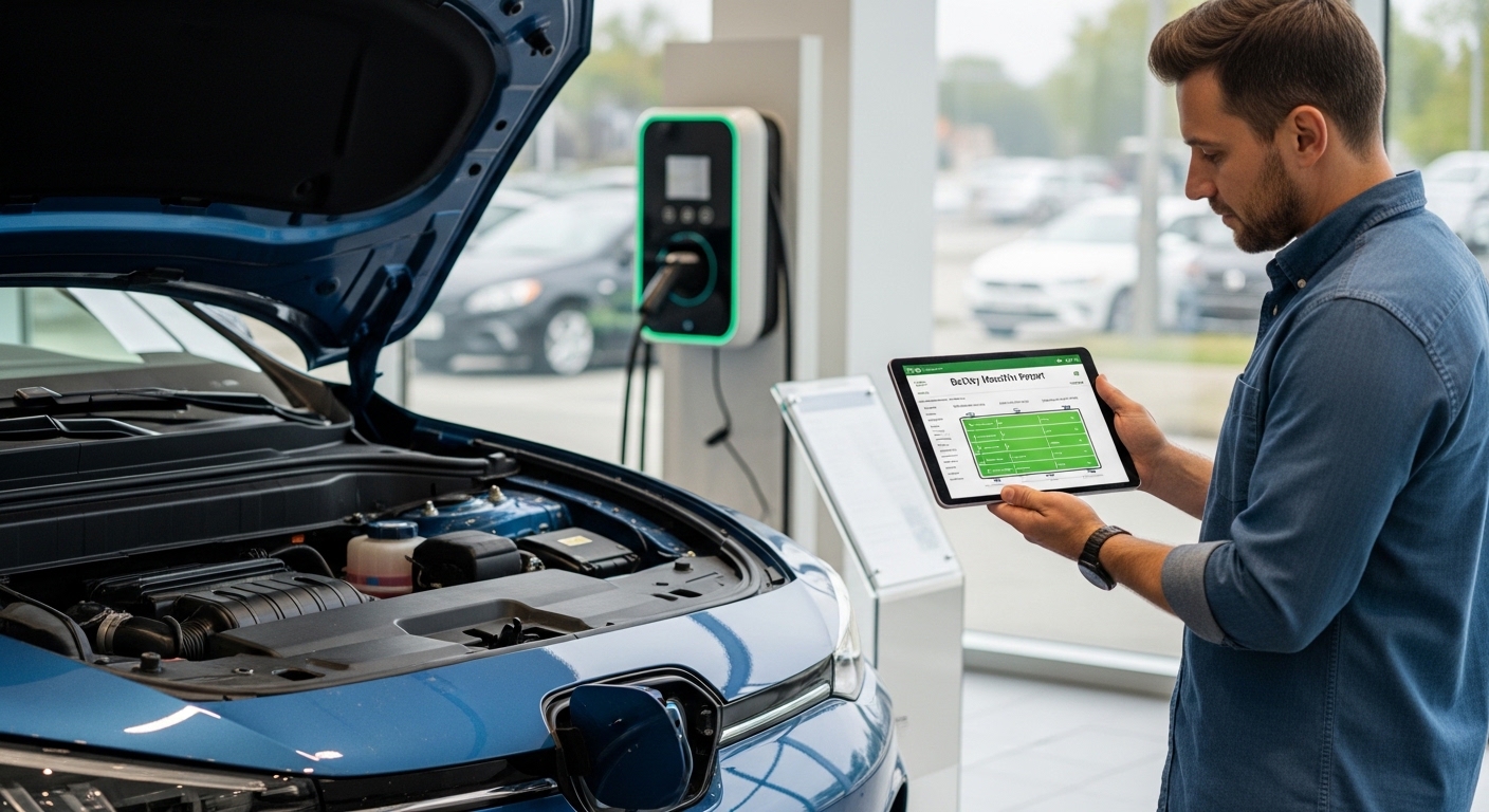 Used EV battery health check before buying an electric car